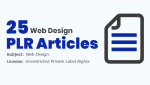 25 Web Design PLR Articles