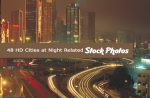 48 HD Cities at Night Related Stock Images