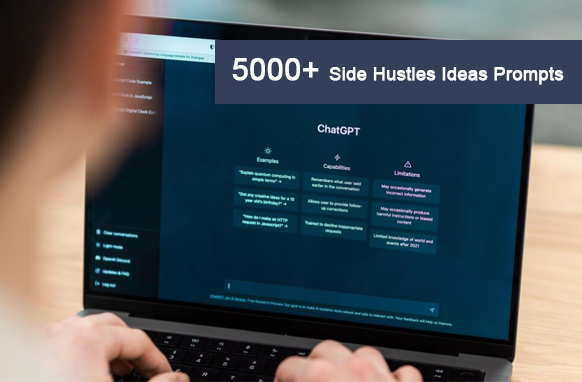 5000+ Side Hustles Ideas Prompts