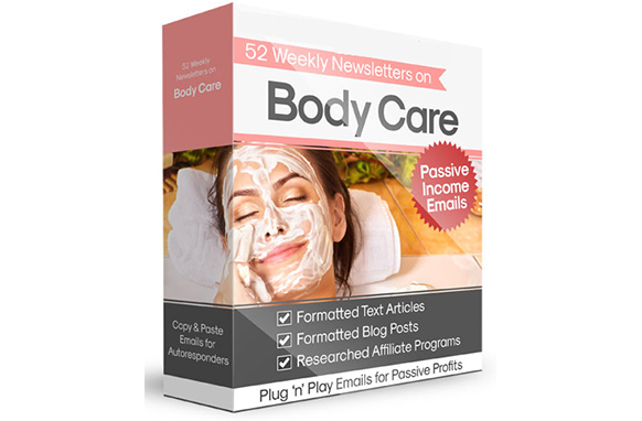 52 Weekly Newsletters On Body Care