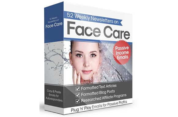 52 Weekly Newsletters On Face Care