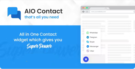 AIO Contact All in One Contact Widget