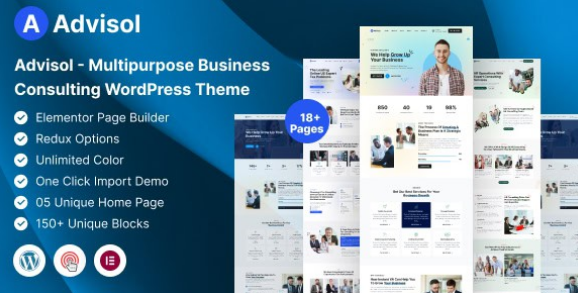 Advisol – Business Consulting WordPress Theme