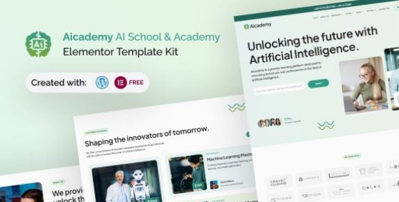 Aicademy – AI School & Academy Elementor Template Kit
