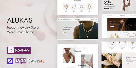 Alukas Modern Jewelry Store Theme