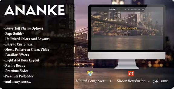 Ananke One Page Parallax Theme