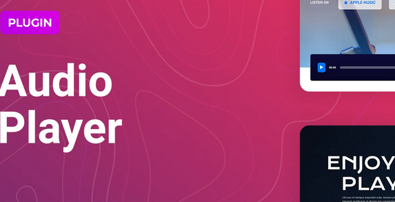 Audio Player with Controls Builder for Elementor