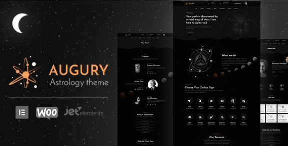 Augury - Horoscope, Astrology WordPress Theme