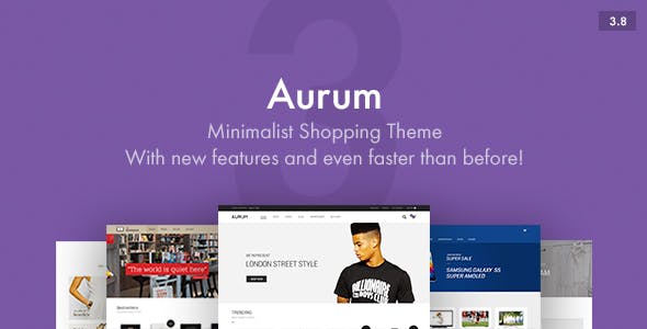 Aurum – Minimalist Shopping Theme