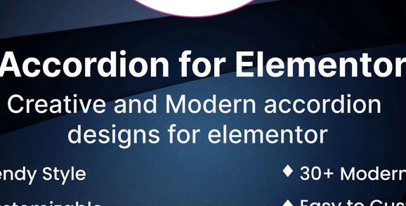 BWD accordion addon for elementor