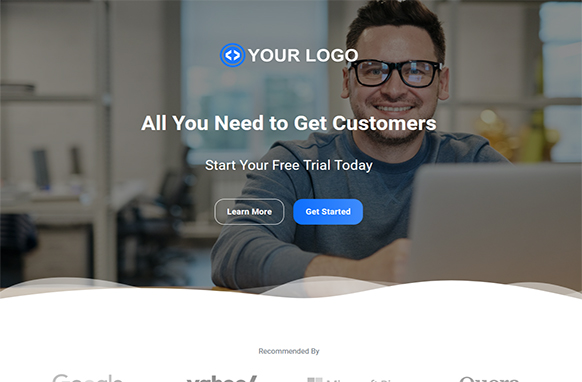 Beautiful HTML Landing Page Volume 2
