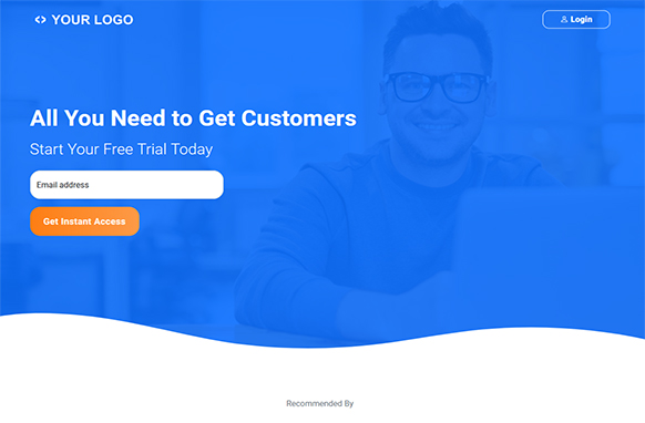 Beautiful HTML Landing Page Volume 4