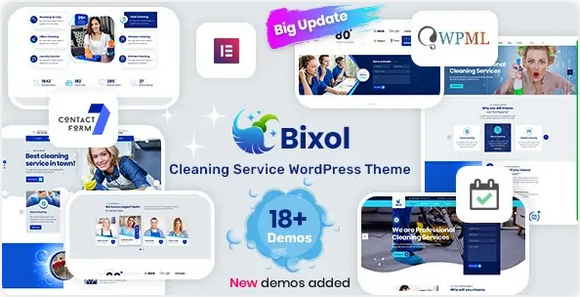 Bixol Cleaning Services Theme