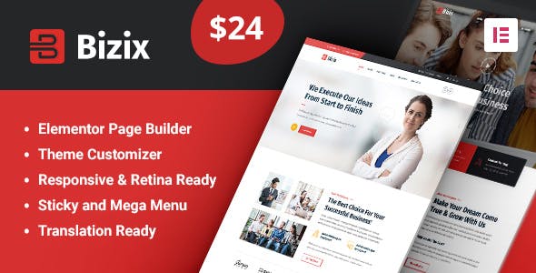 Bizix Corporate and Business Theme