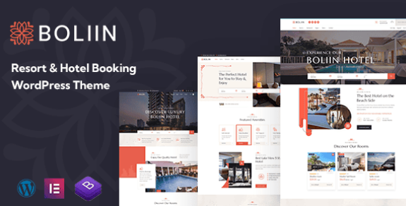 Boliin Resort & Hotel Booking WordPress Theme