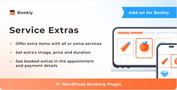 Bookly Pro Service Extras Addon