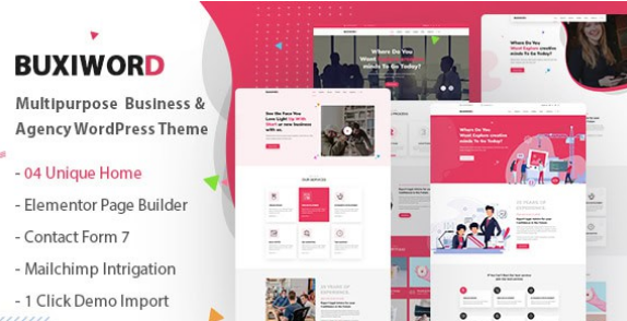 Buxiword - Digital Agency WordPress Theme