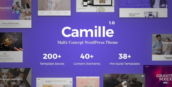 Camille Multi Concept WordPress Theme