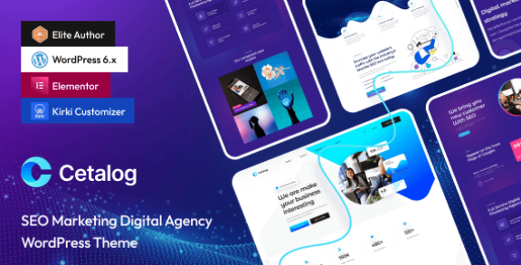 Cetalog - Marketing & SEO Agency WordPress Theme + RTL