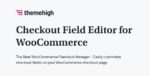 Checkout Field Editor Pro for WooCommerce