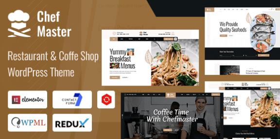 Chefmaster Restaurant WordPress Theme