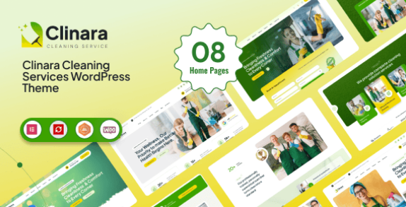 Clinara - Cleaning Services WordPress Theme