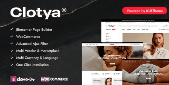 Clotya – Fashion Store eCommerce Theme