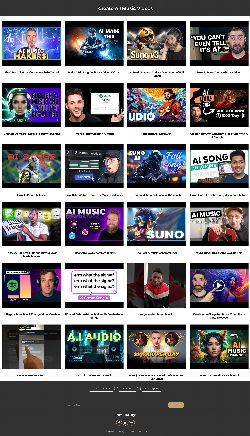 Create A I Music Instant Mobile Video Site