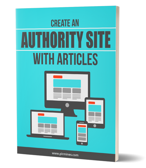 Create an Authority Site With Articles PLR eBook