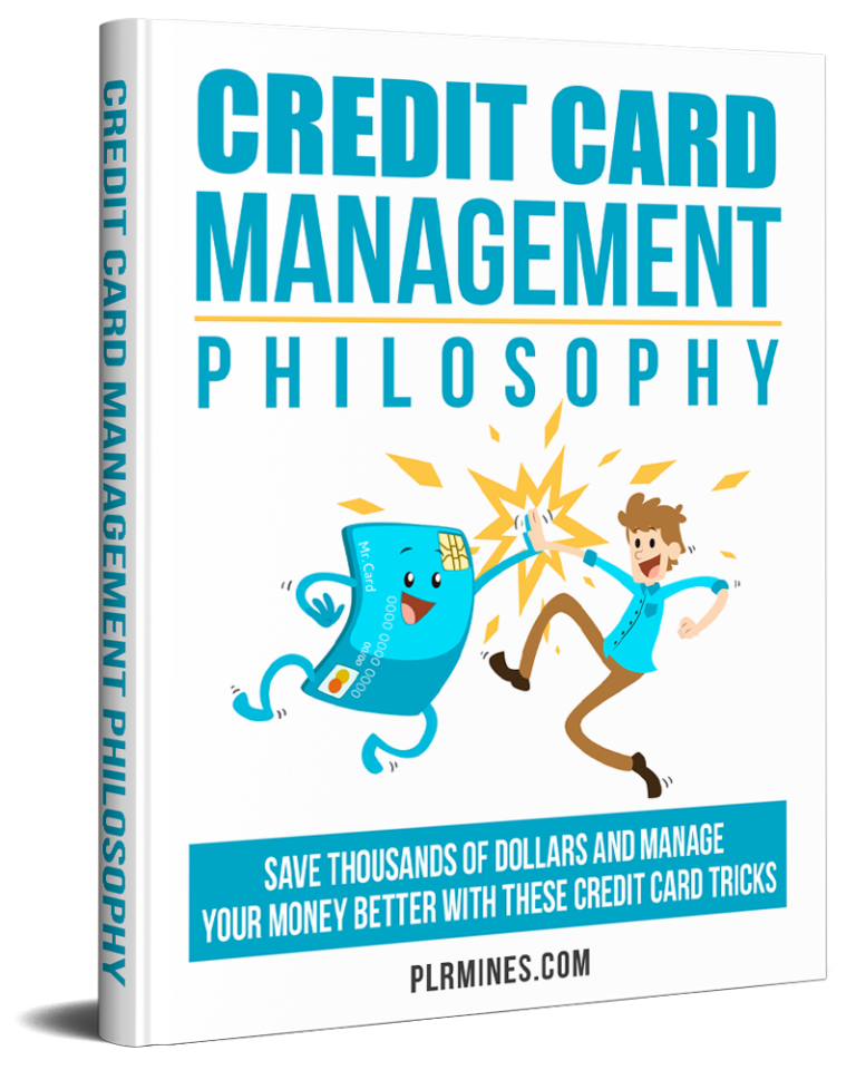 Credit Card Management Philosophy