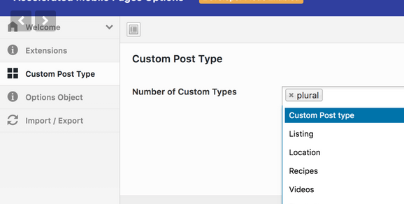 Custom Post Type Support for AMP