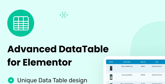 Datalentor – Advanced DataTable for Elementor