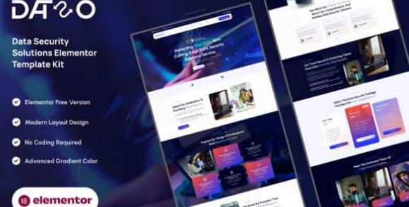 Dataso – Data Security Solutions Elementor Template Kit