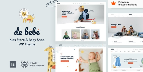 Debebe – Kids Fashion eCommerce WordPress Theme