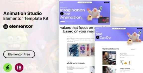 Debv – Animation Studio Elementor Template Kit