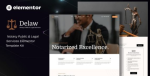 Delaw – Notary Public & Legal Services Elementor Template Kit