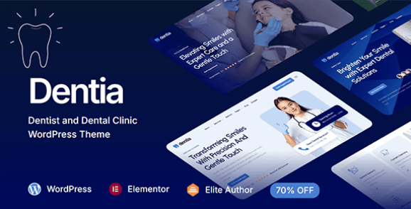 Dentia - Dentist & Dental Clinic WordPress Theme