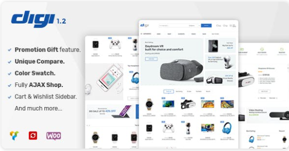 Digi Electronics Store Theme