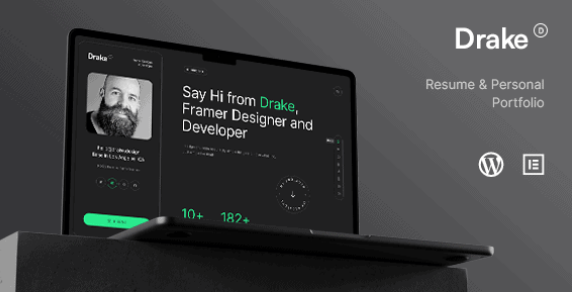 Drake Portfolio WordPress Theme