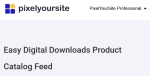 EDD Product Catalog Feed by PixelYourSite