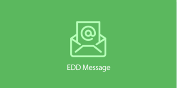 Easy Digital Downloads Message