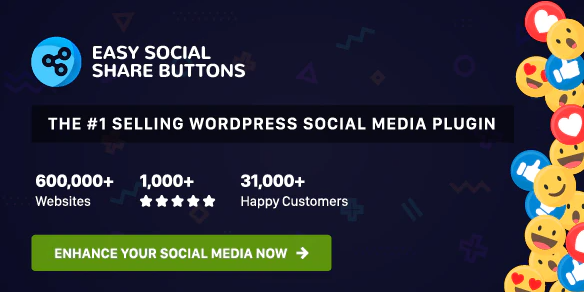 Easy Social Share Buttons