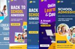 Education Vertical Ad Templates