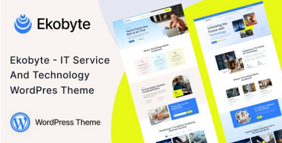 Ekobyte - IT Service & Technology WordPress Theme