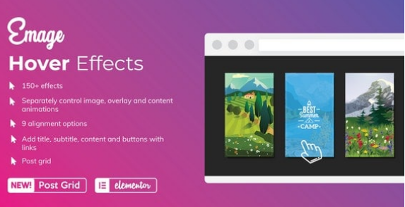 Emage Image Hover Effects for Elementor