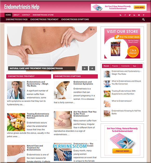 Endometriosis Help Affiliate Blog