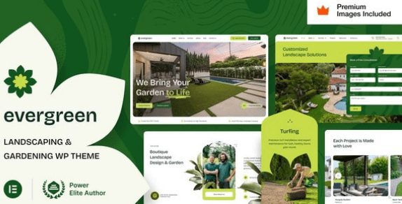 EverGreen – Landscaping Gardening WordPress Theme