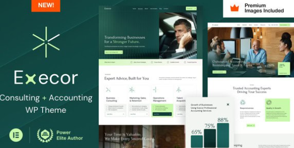 Execor – Accounting and Management Consulting WordPress Theme