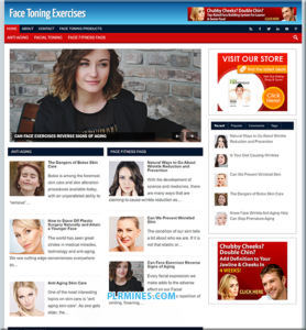 Face Fitness PLR WordPress Blog
