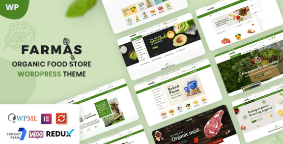 Farmas Organic Food Store WordPress Theme